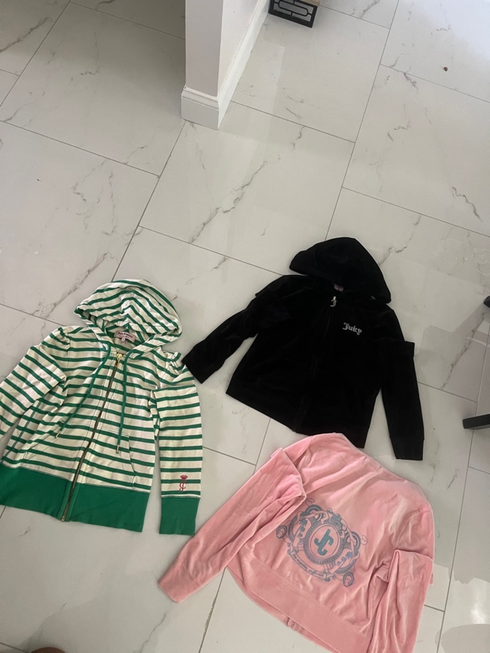 Juicy Couture Black Kids Zip-Up Hoodie